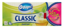 Ooops! Papírzsebkendő OOOPS! Classic Zöld tea 3 rétegű 90 darabos - papir-bolt