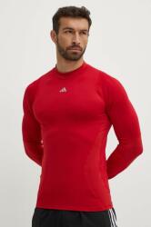 Adidas edzős hosszú ujjú Techfit COLD. RDY piros, sima, HP0572 - piros L