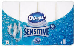 OOOPS! Kéztörlő tekercses háztartási OOOPS! Sensitive 4 tekercses 2 rétegű - papir-bolt
