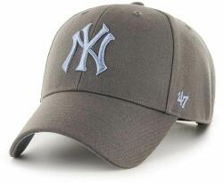 47 brand pamut baseball sapka MLB New York Yankees szürke, nyomott mintás, BCPTN-SUMVP17WBP-GH01 - szürke Univerzális méret