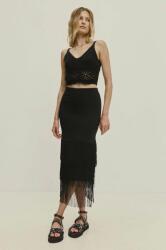Answear. LAB Answear Lab szoknya fekete, midi, ceruza fazonú - fekete XS - answear - 15 990 Ft