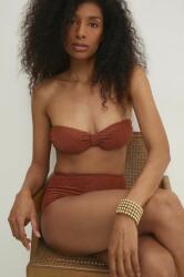 Answear Lab bikini felső sárga, enyhén merevített kosaras - arany L - answear - 7 690 Ft