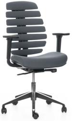 Mercury Ergonomikus irodai szék FISH BONES fekete műanyag, 26-60-5 sötétszürke, 3D karfák