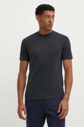 EA7 Emporio Armani t-shirt sötétkék, férfi, nyomott mintás, PJ6QZ. 6DPT72 - sötétkék S