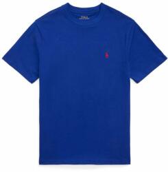 Ralph Lauren gyerek pamut póló sötétkék, sima, 323832904096 - sötétkék 136-138
