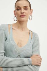 GUESS pulóver könnyű, női, zöld, W4YR37 Z3G32 - zöld XS
