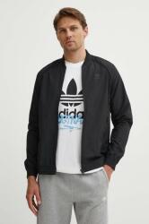 adidas Originals rövid kabát férfi, fekete, átmeneti, IZ2111 - fekete S