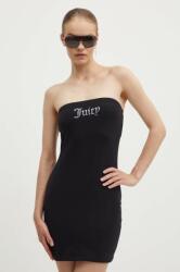 Juicy Couture ruha BABETTE JERSEY DRESS fekete, mini, testhezálló, JCWED24303 - fekete S