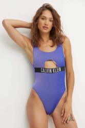 Calvin Klein egyrészes fürdőruha puha kosaras, KW0KW02640 - kék M