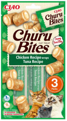 Churu Recompense pentru pisici Churu Cat Bites Chicken Tuna 10g x 3packs