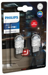 Philips Крушка, LED, стоп светлини PHILIPS W21W, 12V, 2, 2W, 65lm, 2 бр