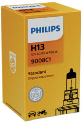 Philips Крушка, фар за дълги светлини PHILIPS H13, 12V, 60/55W, 3400K, 3000lm, 1 бр