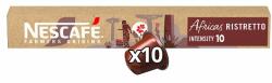 NESCAFÉ NESCAFÉ Farmers Origins Africas Ristretto őrölt pörkölt kávé kapszula 10 db 44 g