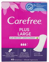 Carefree Plus Large tisztasági betét aloe vera illattal 48 db