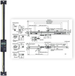 MITUTOYO DIGIMATIC beépíthető tolómérő - függőleges (572-300-10)