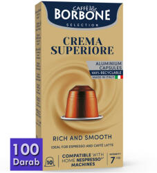 Caffè Borbone Caffé Borbone Crema Superiore alumínium Nespresso kaspzula 100 db