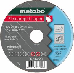 Metabo Flexiarapid Super Vágókorong, inox, 125x0, 8x22, 23mm TF 42 616209000 (616209000)