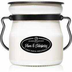 Milkhouse Candle . Creamery Plums & Elderberry illatgyertya Cream Jar 142 g