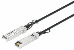 Intellinet 508445 cablu InfiniBand/fibră optică 3 m SFP+ Negru, Argint (508445)