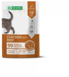 Nature's Protection Alutasak Kitten Cat Healthy Growth Chicken & Beef 100g