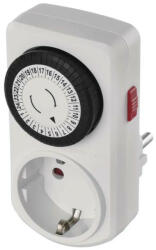 EMOS Mechanikus időkapcsoló 15D-3A IP20 SCHUKO Emos (EM P5523N)