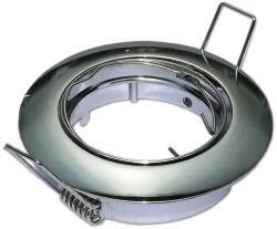 OPTONICA króm GU10/MR16 spot lámpa keret beépíthető kör alakú billenthető 45º Ø7cm 5172 (OT5172) - optonica