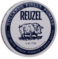 Reuzel Hollands Finest Pomade Clay Matte Pomade matt hatású agyagos hajpomádé 113 g