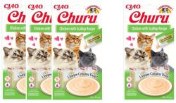 INABA INABA Churu csirke és fésűkagyló ízű macskaeledel 4x14g 3+1 Gratis