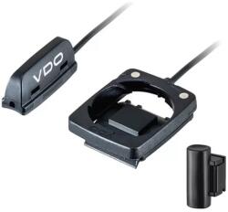 VDO 2032 WR Bracket Kit dokkoló egység jeladóval és mágnessel vezetékes R1WR és R2WR computerekhez, fekete