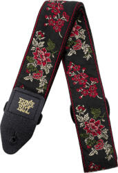 Ernie Ball 4142 Jacquard gitárheveder, Red Rose - hangszeraruhaz