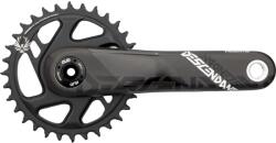 Truvativ Sram Truvativ Descendant Carbon Eagle integrált tengelyes MTB hajtómű 32T, 175 mm, DUB, Boost, DM, karbon, fekete