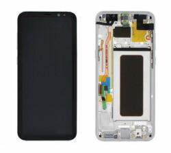 Samsung GH97-20470B Samsung Galaxy S8 Plus ezüst gyári ezüst LCD kijelző érintővel kerettel előlap (GH97-20470B)