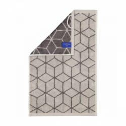 Villeroy & Boch Coordinates Carré pamut vendégtörölköző 30x50 cm, gránitszürke 2557-77-3050 (2557-77-3050)