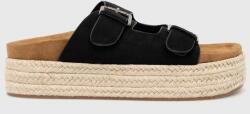 Answear Lab papuci femei, culoarea negru, cu platforma BBYH-KLD01H_99X
