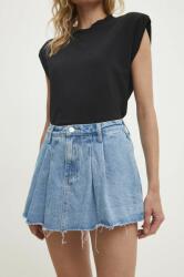 Answear Lab fustă și pantaloni denim neted, high waist BMYH-SZD001_55X