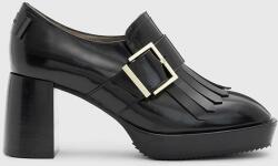 AllSaints pantofi de piele Zia culoarea negru, cu toc drept, WF550Z PPYH-OBD4RJ_99X
