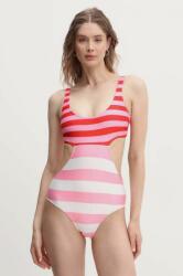 Benetton costum de baie dintr-o bucată culoarea roz, cupa moale PPYH-BID13U_30X Costum de baie dama