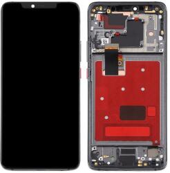 P4-02352FRL Huawei Mate 20 Pro fekete OEM OLED kijelző érintővel kerettel előlap (P4-02352FRL)