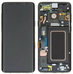 Samsung GH97-21691A Gyári Samsung Galaxy S9 Plus fekete LCD kijelző érintővel kerettel előlap (GH97-21691A) - notebook-alkatresz - 65 490 Ft