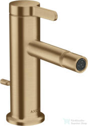 Hansgrohe AXOR ONE bidé csaptelep automata leeresztővel, szálcsiszolt bronz 48210140 (48210140)