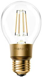 Meross Bec Smart LED Meross Bulb Dimmer, Control vocal, 6W, B22/E26/E27, 2700K, 810lm, WiFi, Gold (0252000071)