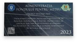 Maco Solar Panou informare Casa Verde 2023 (M-AFM-2023)