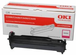 OKI Unitate optică OKI 43460206 (C3300, C3400, C3600), purpuriu (magenta), originala