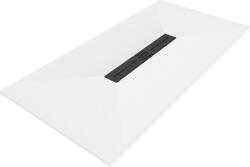 Mexen Toro, SMC téglalap alakú zuhanytálca 170 x 90 cm, fehér, fekete huzat, 43109017-B (43109017-B)