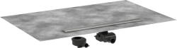 Hansgrohe RainDrain Allround, teljes 800-as zuhanylefolyó készlet standard/lapos beépítéshez, rozsdamentes acél, HAN-56187800 (HAN-56187800)