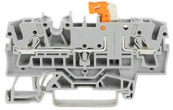 WAGO 2002-1671 2 vezetékes leválasztó/teszt sorkapocs, tesztelési lehetőséggel DIN-sínhez 35 x 15 és 35 x 7, 5 ( 2002-1671 ) (2002-1671)