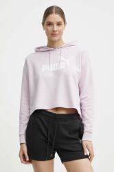 PUMA felső rózsaszín, női, nyomott mintás, kapucnis, 624812 - lila M