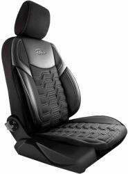 Panda Set Huse Scaune Auto pentru Volkswagen Polo - Panda Berlin, negru cu cusatura gri, 11 piese