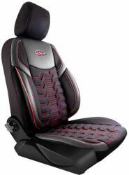 Panda Set Huse Scaune Auto pentru Citroen DS4 - Panda Berlin, negru cu cusatura rosie, 11 piese