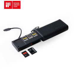 PGYTECH CFexpress CreateMate kártyaolvasó tok - B/ SD kártyaolvasó tok - Fekete (P-GM-167)